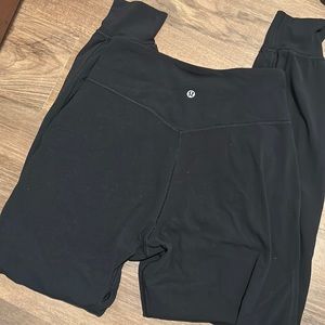 Black Lululemon align joggers size 6